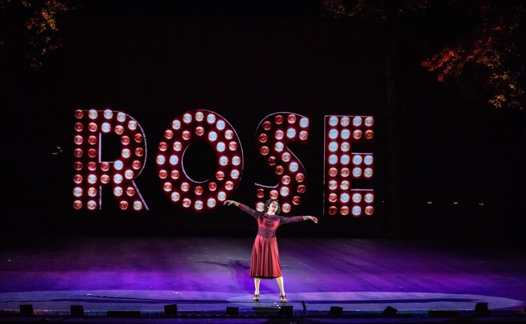 'Gypsy' at the Muny, photo by Philip Hamer