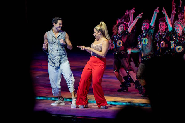 A scene from the colorful and entertaining 'Joseph and the Technicolor Dreamcoat' at the Muny in Forest Park, photo by Julie A. Merkle.