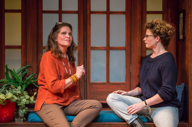 Amy Loui and Sophia Brown in ‘The How and the Why’ at the New Jewish Theatre, Photo by Eric Woolsey.