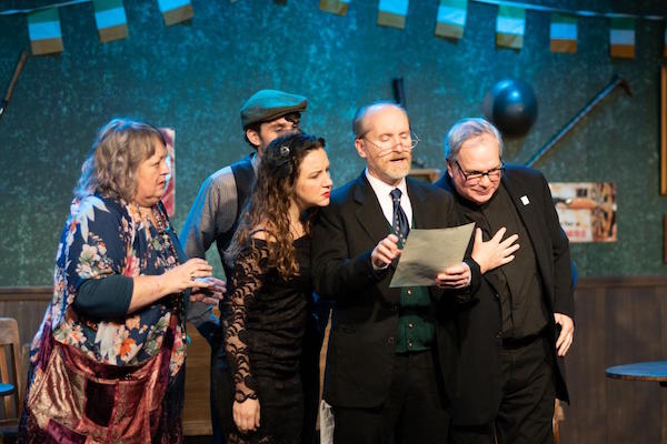 The Playhouse at Westport Plaza celebrates Irish tradition with 'Flanagan's Wake,' Photo by John Flack.