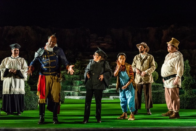 A scene from 'Love's Labors Lost' in Shakespeare Glen, Photo by Philip Hamer