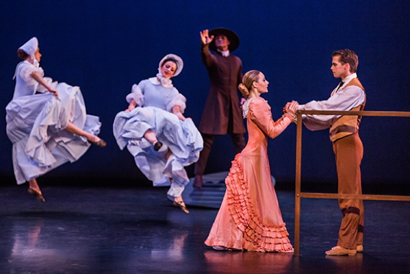 Scene from Appalachian Spring by the Martha Graham Dance Company