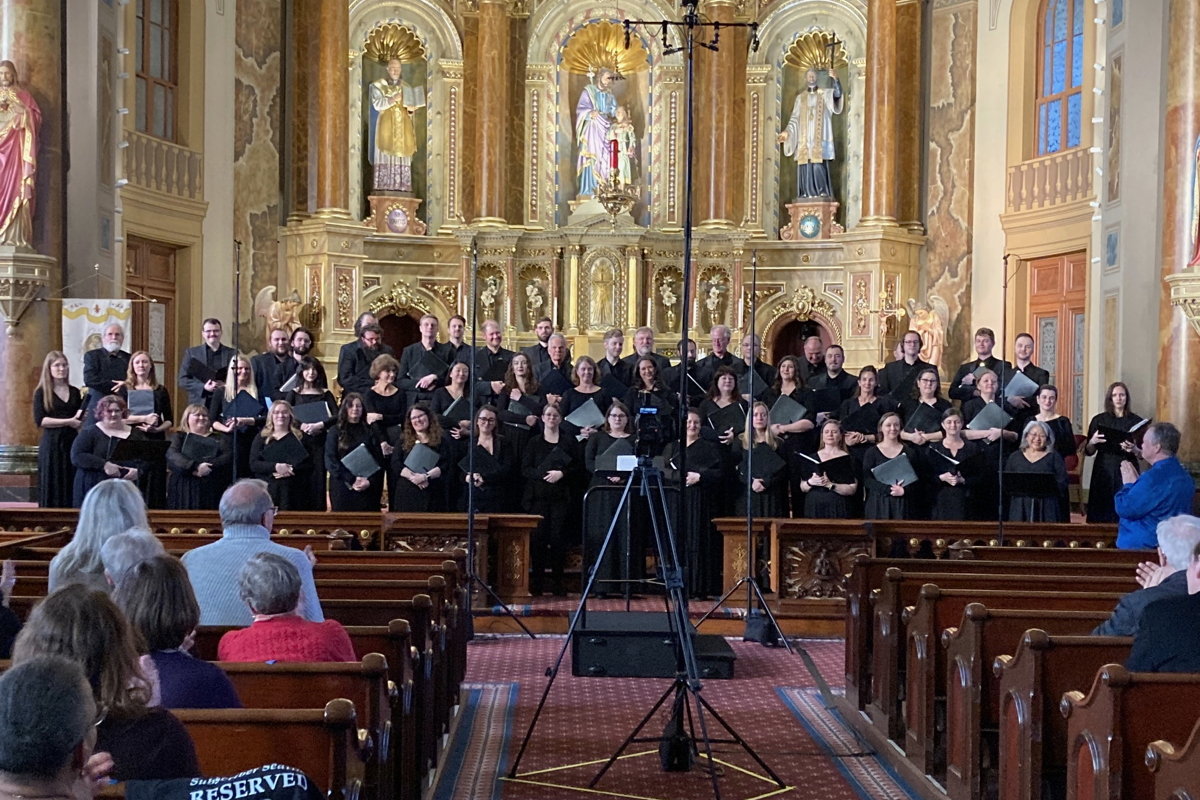 The St. Louis Chamber Chorus. Photo by the author.