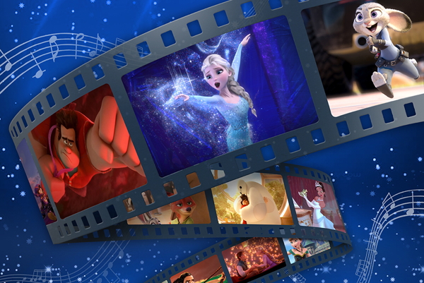 Images from Disney movies