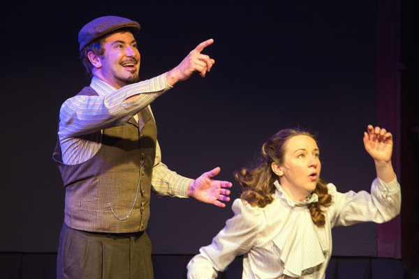 Terry Barber and Jennifer Theby Qunn in Daddy Long Legs. Photo by John Lamb.