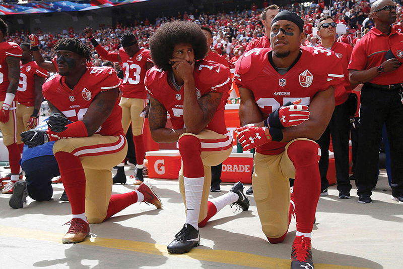 'Kaepernick & America' records a protest